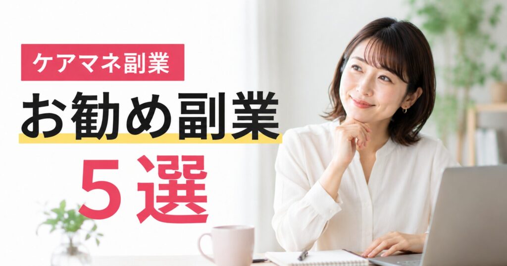 ケアマネ　副業5選