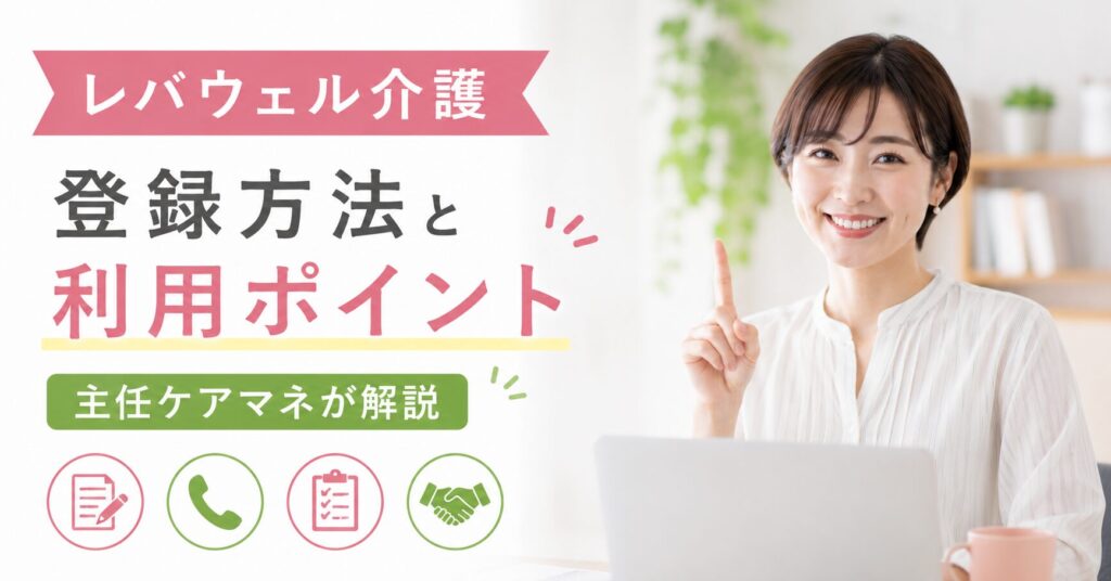 レバウェル介護　登録方法